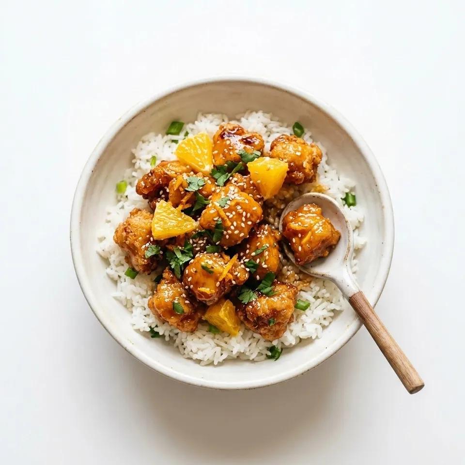 Poulet À L'Orange Et Miel