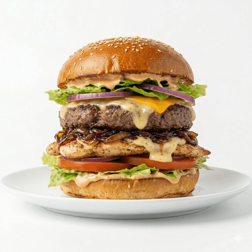 blue burger
