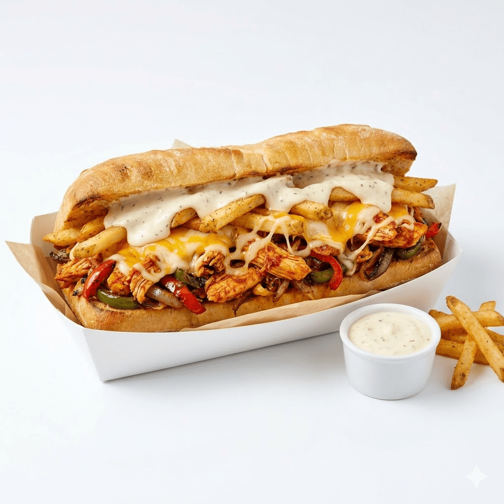 Sandwich fajitas