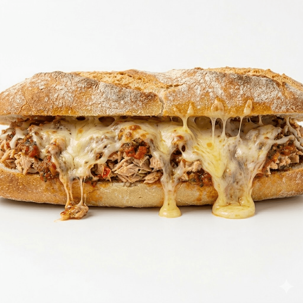 Baguette Tunisienne Poulet Fumé