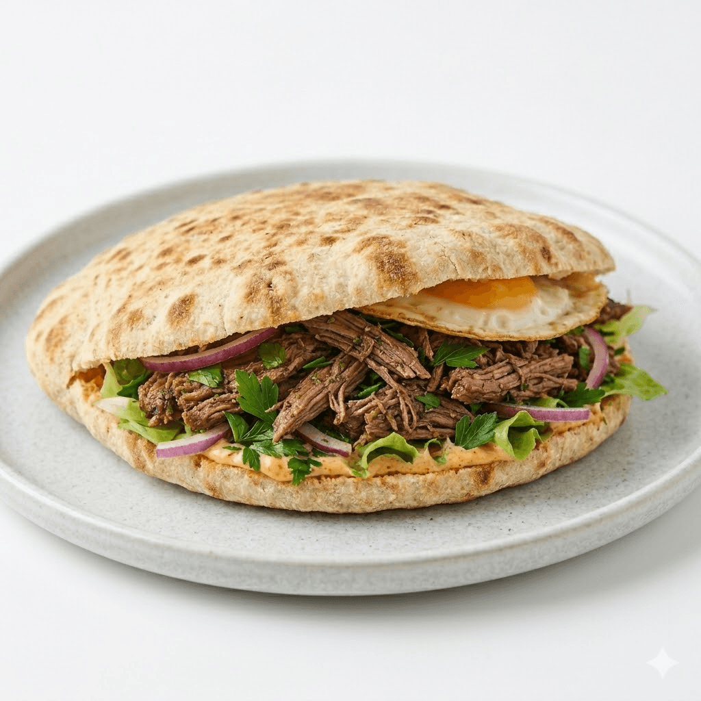 Chapati viande