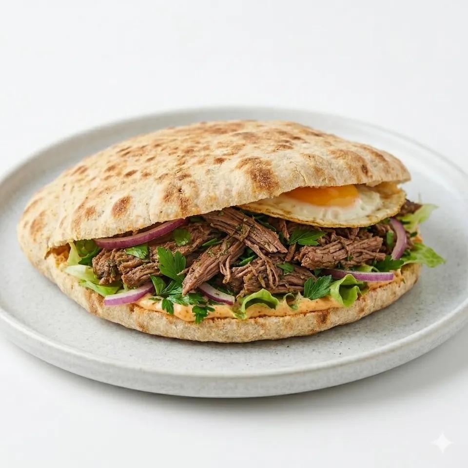 Chapati viande