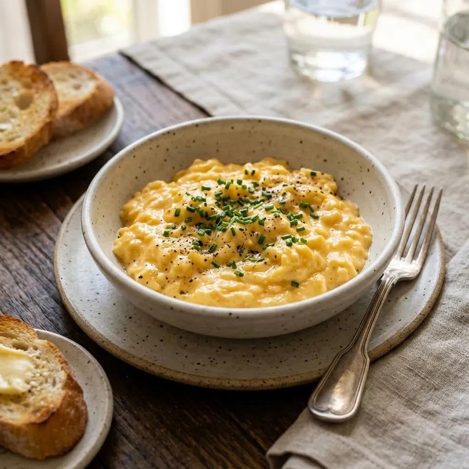 Œufs Brouillés Au Fromage