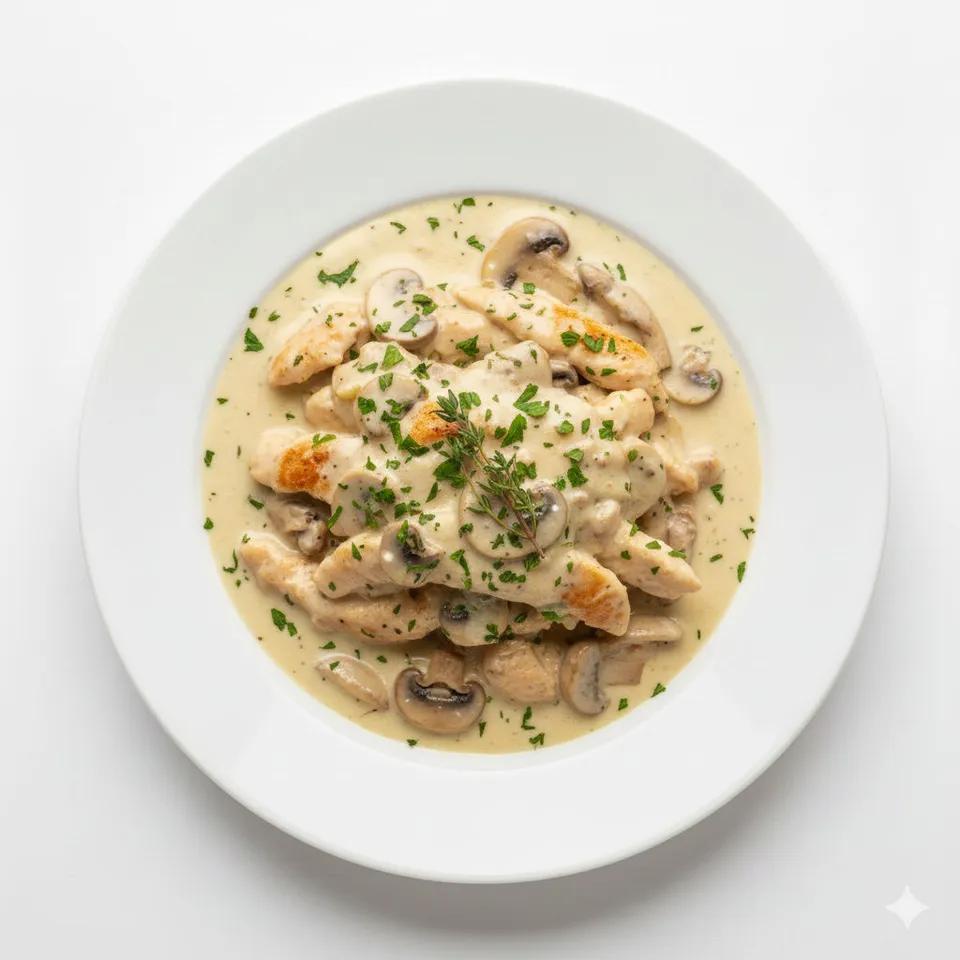 Plat Poulet Champignon