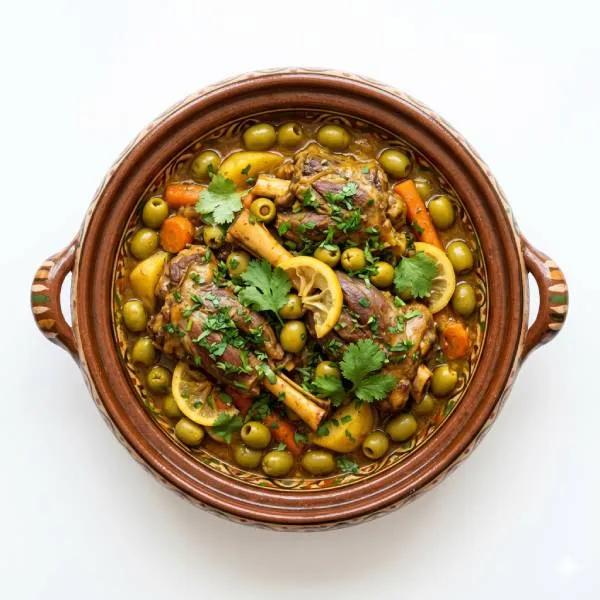 Plat Tadjine Zitoune