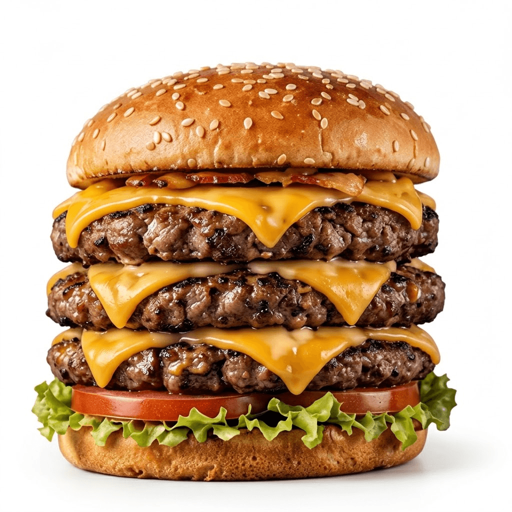 Burger Triple Steak