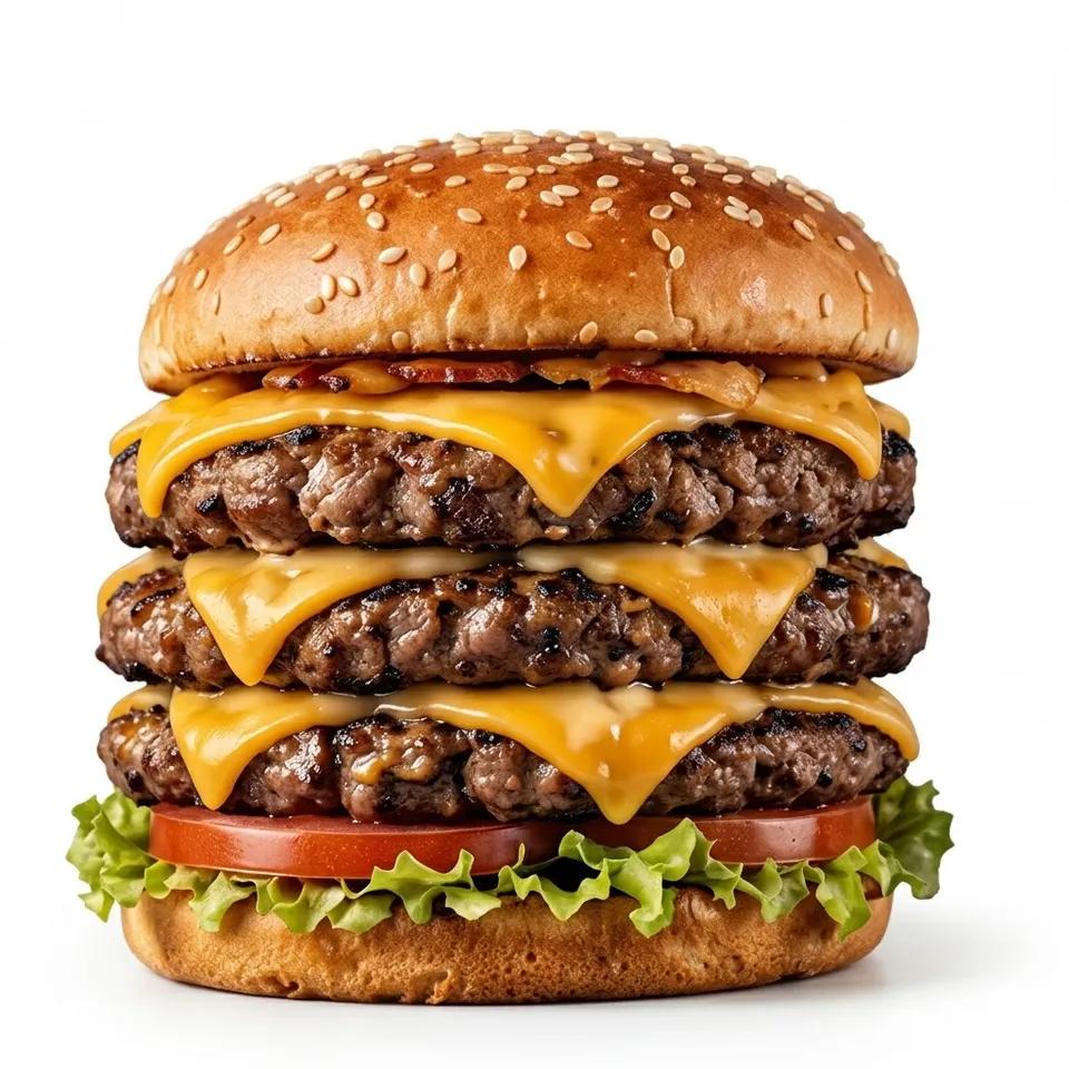 Burger Triple Steak