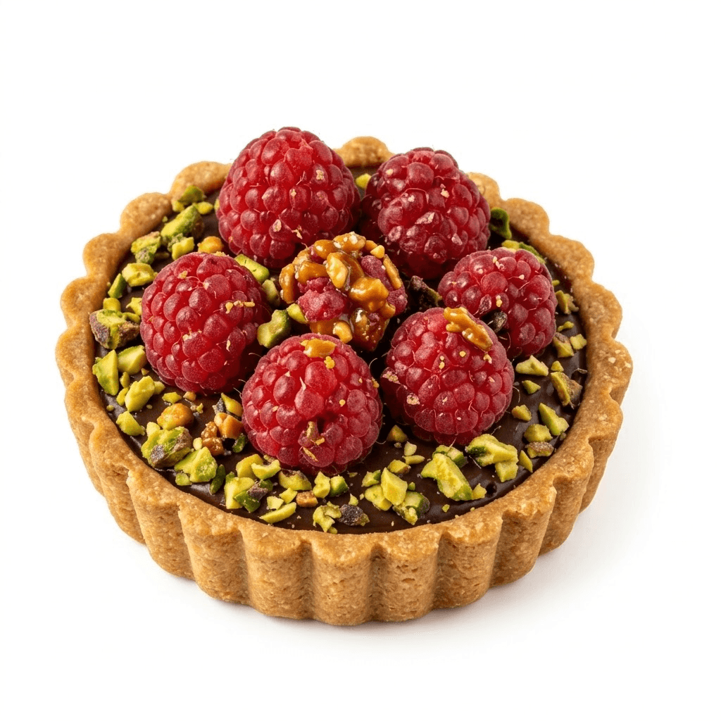 Tartelette Pistache Framboise