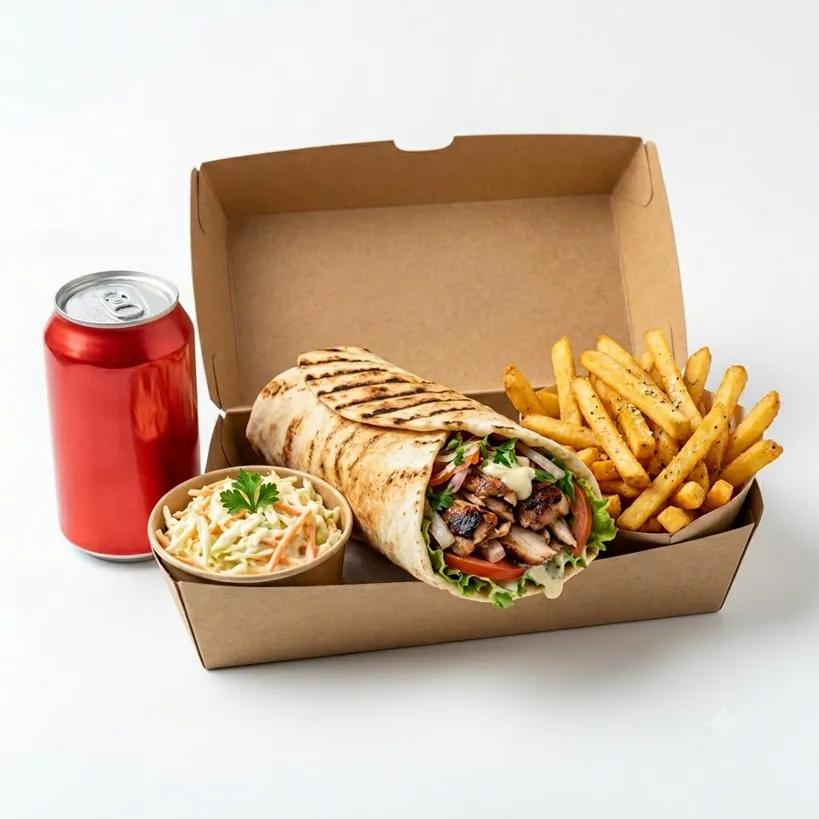 Box Shawarma + Canette