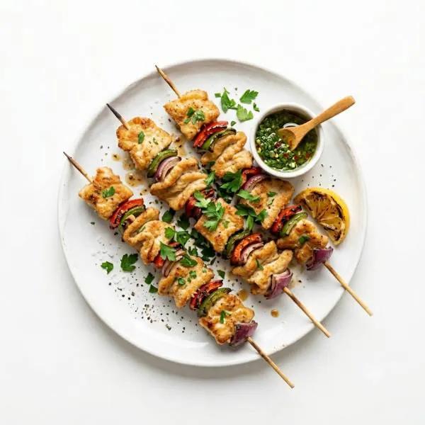 Brochettes de Poulet Mariné