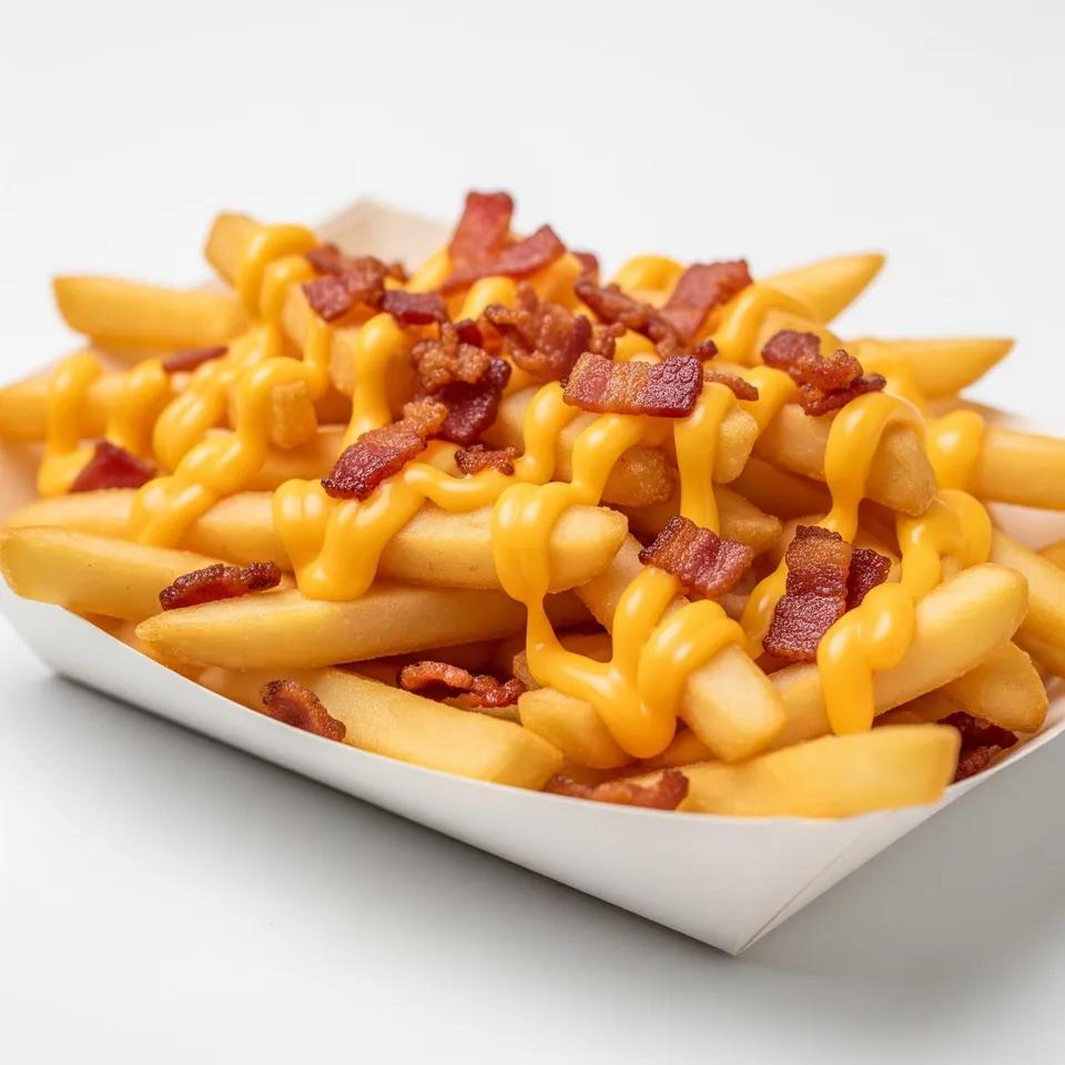 Frites sauce cheddar bacon