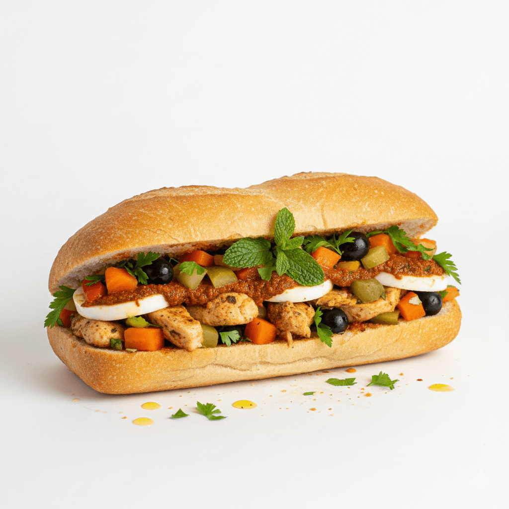 Tunisien Mariné 3 Fromages