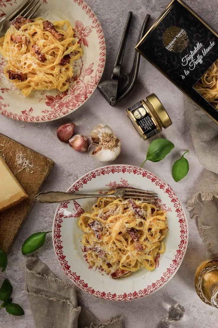 Tagliatelles à La Carbonara