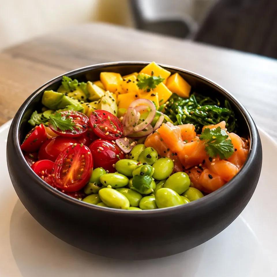 Poké bowl saumon