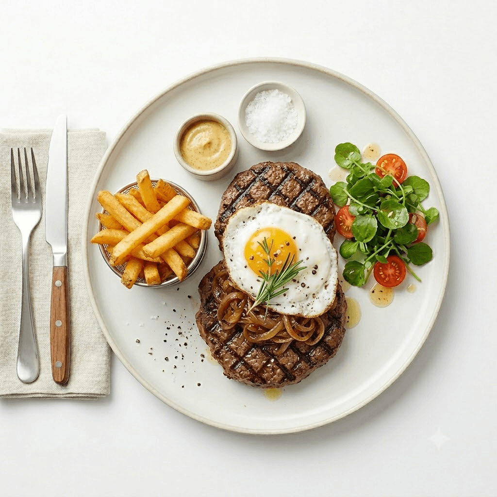 Steak haché à cheval