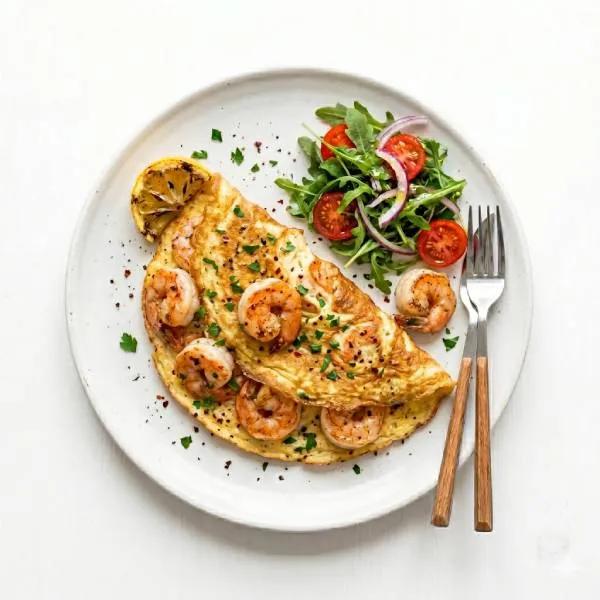 Omelette Crevette
