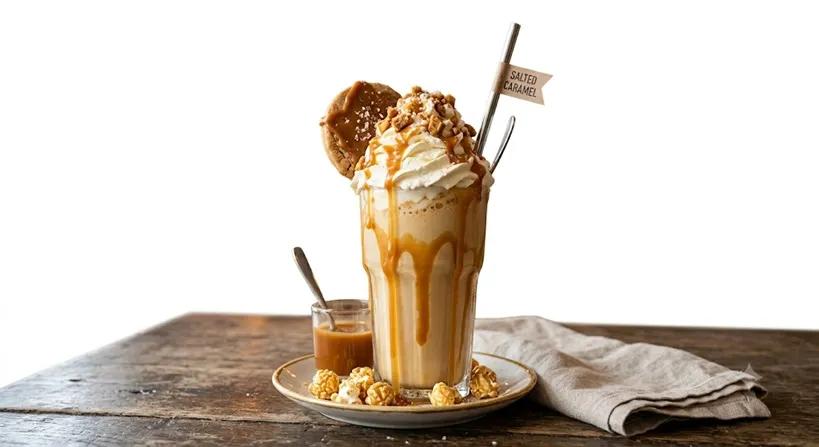 Milkshake caramel beure salé