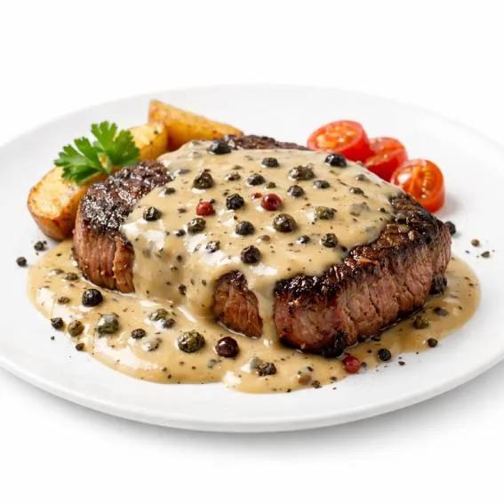 Steak à la Sauce Poivre