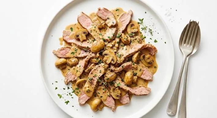 Plat Émincé De Veau A La Zurichoise