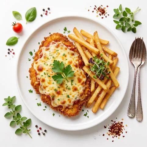 Plat Escalope Milanaise Gratinée