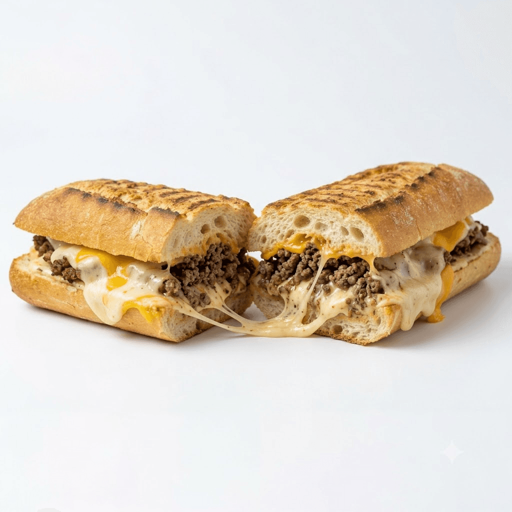 Panini double fromage viande hachée