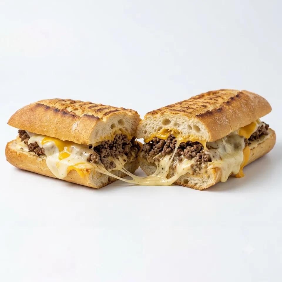 Panini double fromage viande hachée