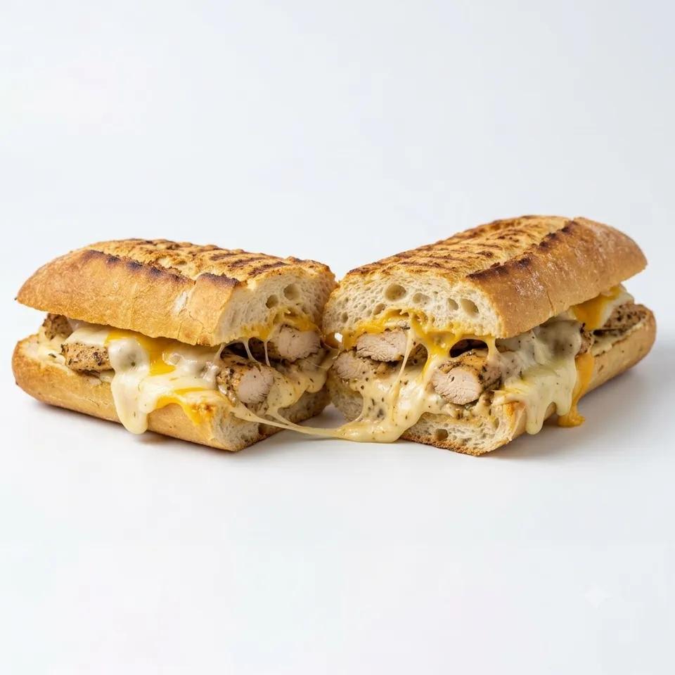 Panini double fromage mariné