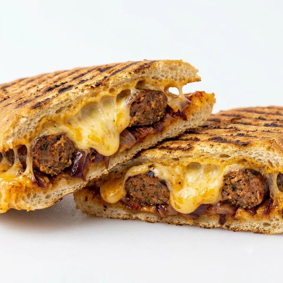 Panini double fromage merguez
