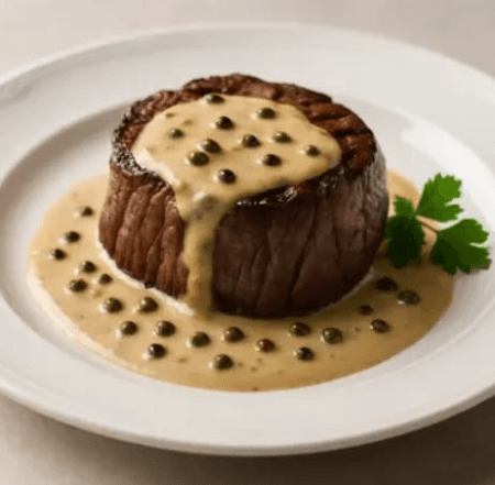 Filet sauce poivre