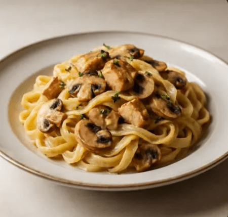 Pasta Poulet Champignons