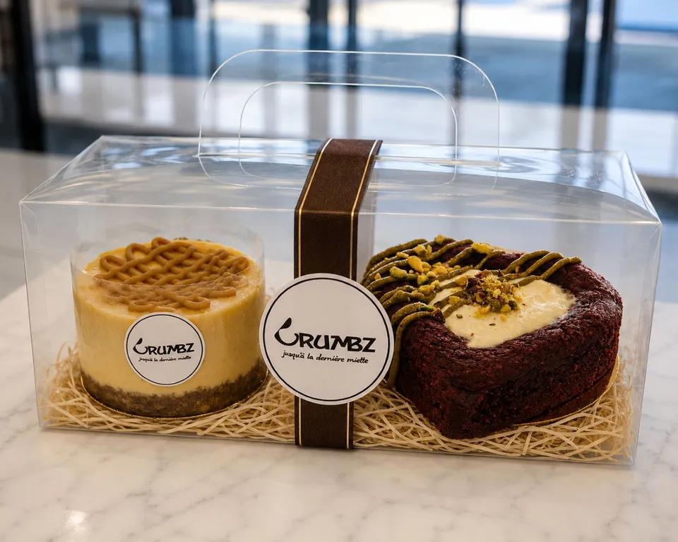 Cheesecake caramel beure salé + cookies redvelvet