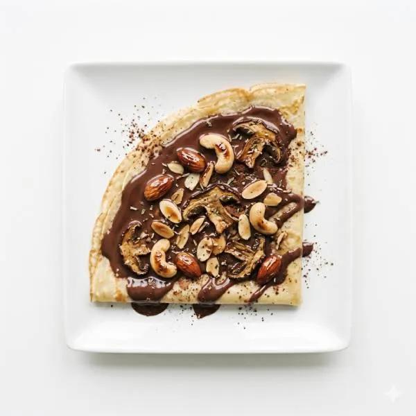 Crêpe Artisanale Nutella Fruits Secs