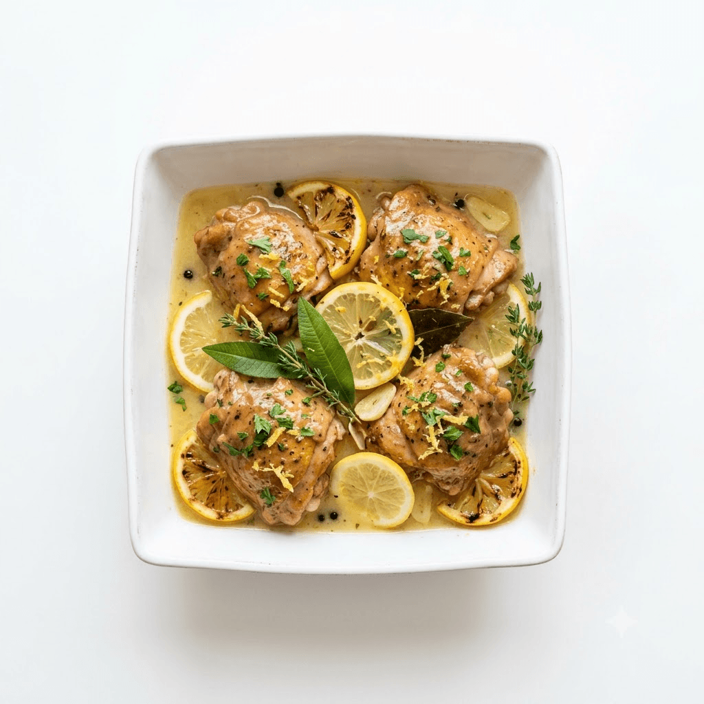Plat Poulet au citron