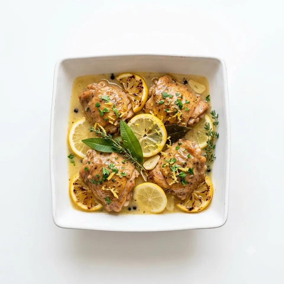 Plat Poulet au citron
