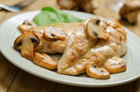 Escalope  Sauce Champignon