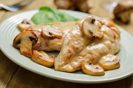 Escalope  Sauce Champignon