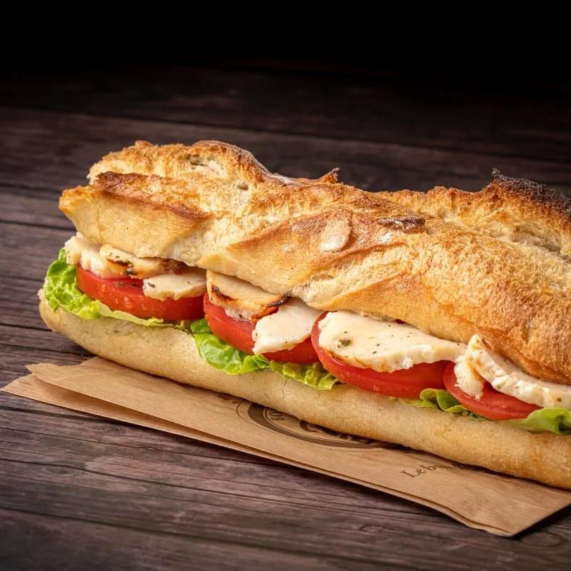 Sandwich au poulet fromage