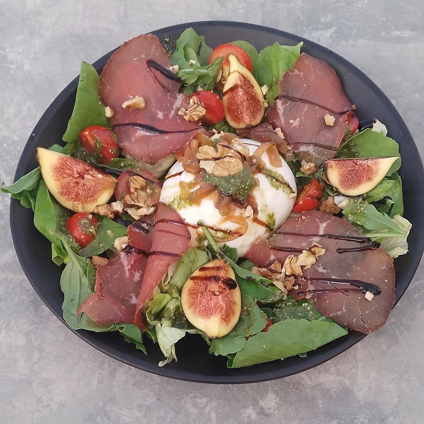 Salade burrata & bresaola