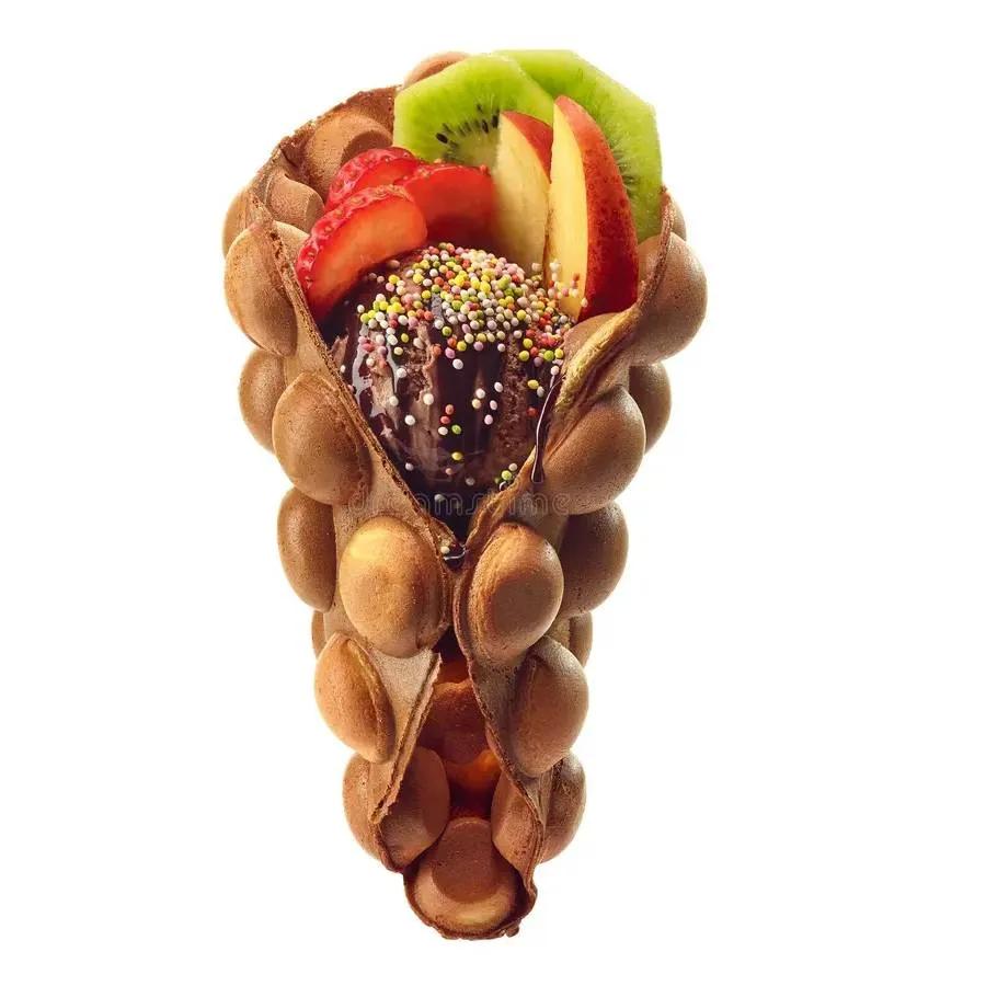 Bubble Waffle Glace