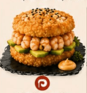 Sushi Burger Crevettes