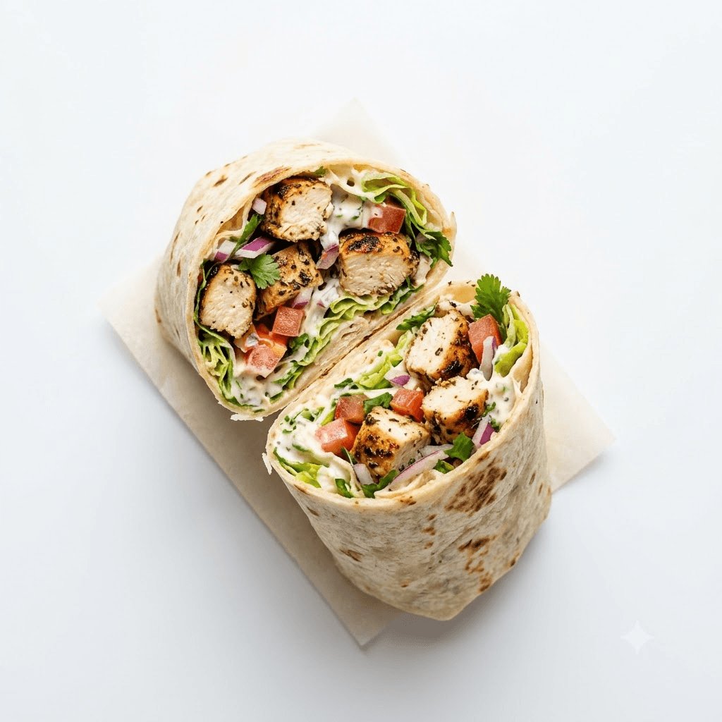 Wrap Poulet Mariné