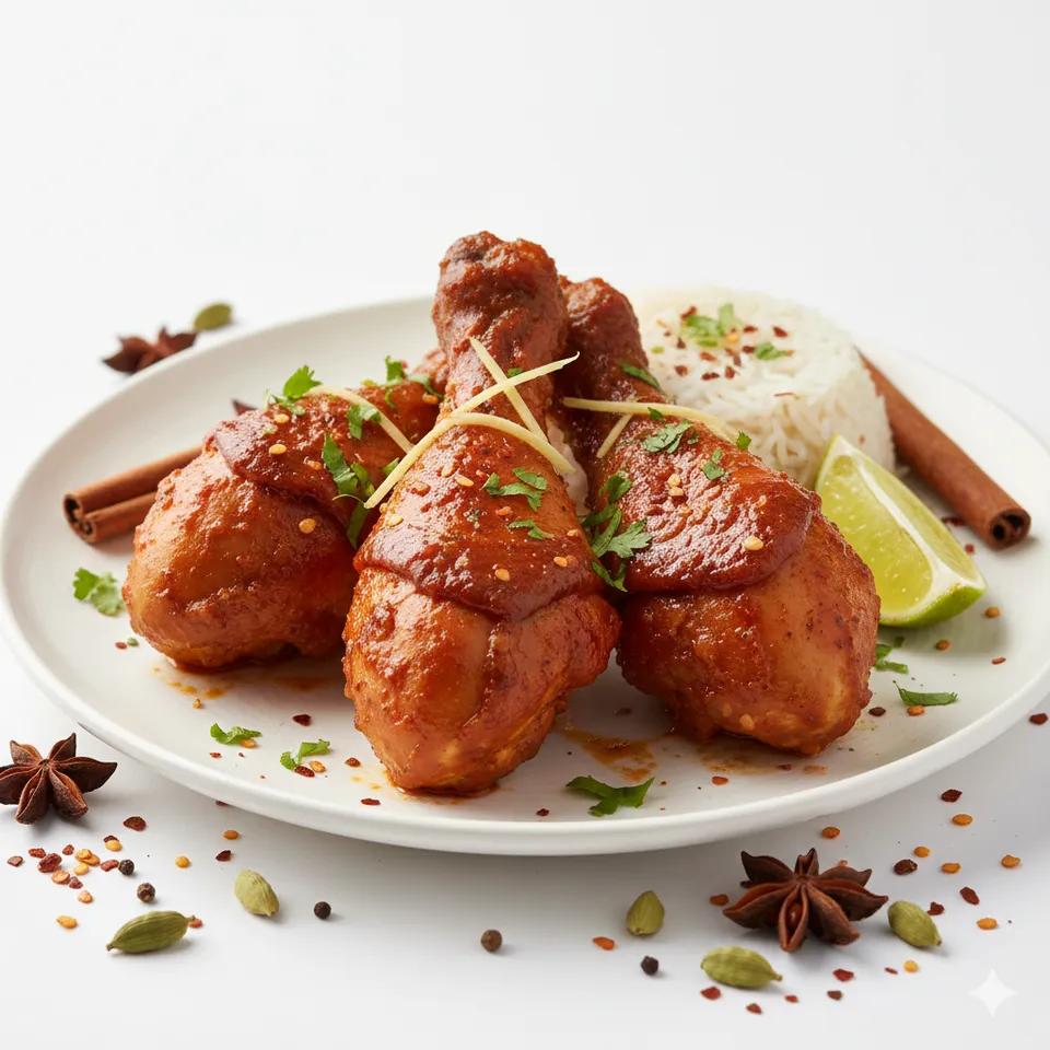 Cuisse de poulet à l'indienne