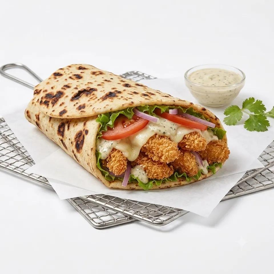 Naan Poulet Crispy