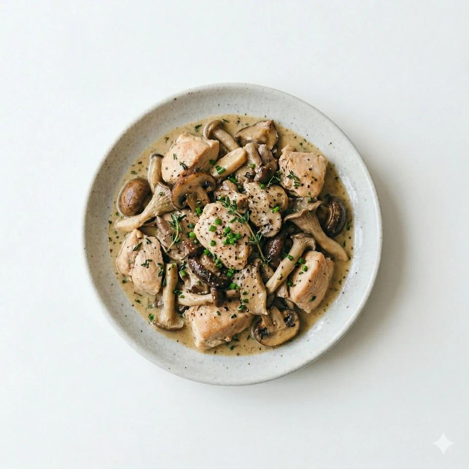 Plat Suprême de Poulet à la Crème