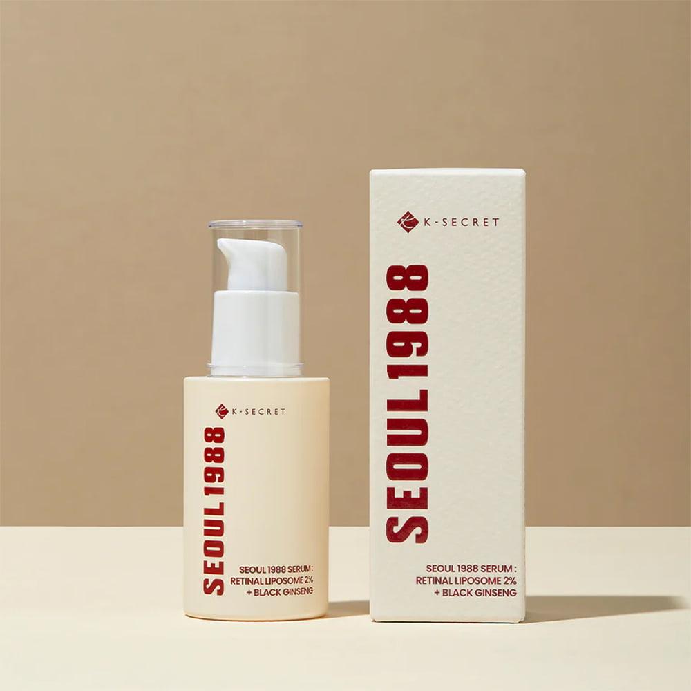 Coréen K-Secret Seoul 1988 Serum Retinal Liposome 2% + Black Ginseng 30Ml