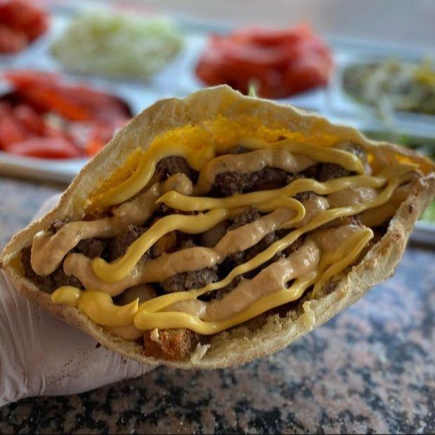 kebab big croq & Viande Hachée