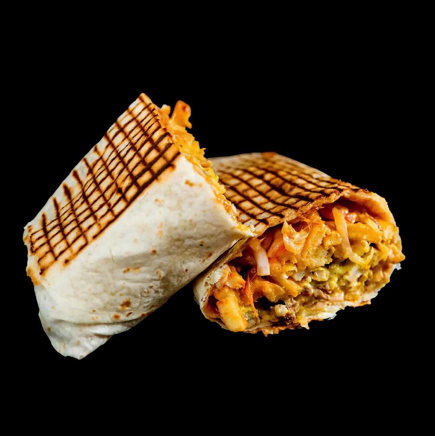Tacos Bleu Croq & Viande Hachée