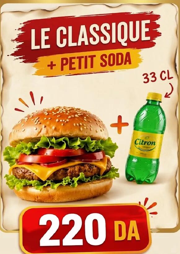 Burger classique + Soda