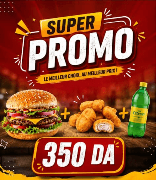Burger classique + Nuggets + Soda