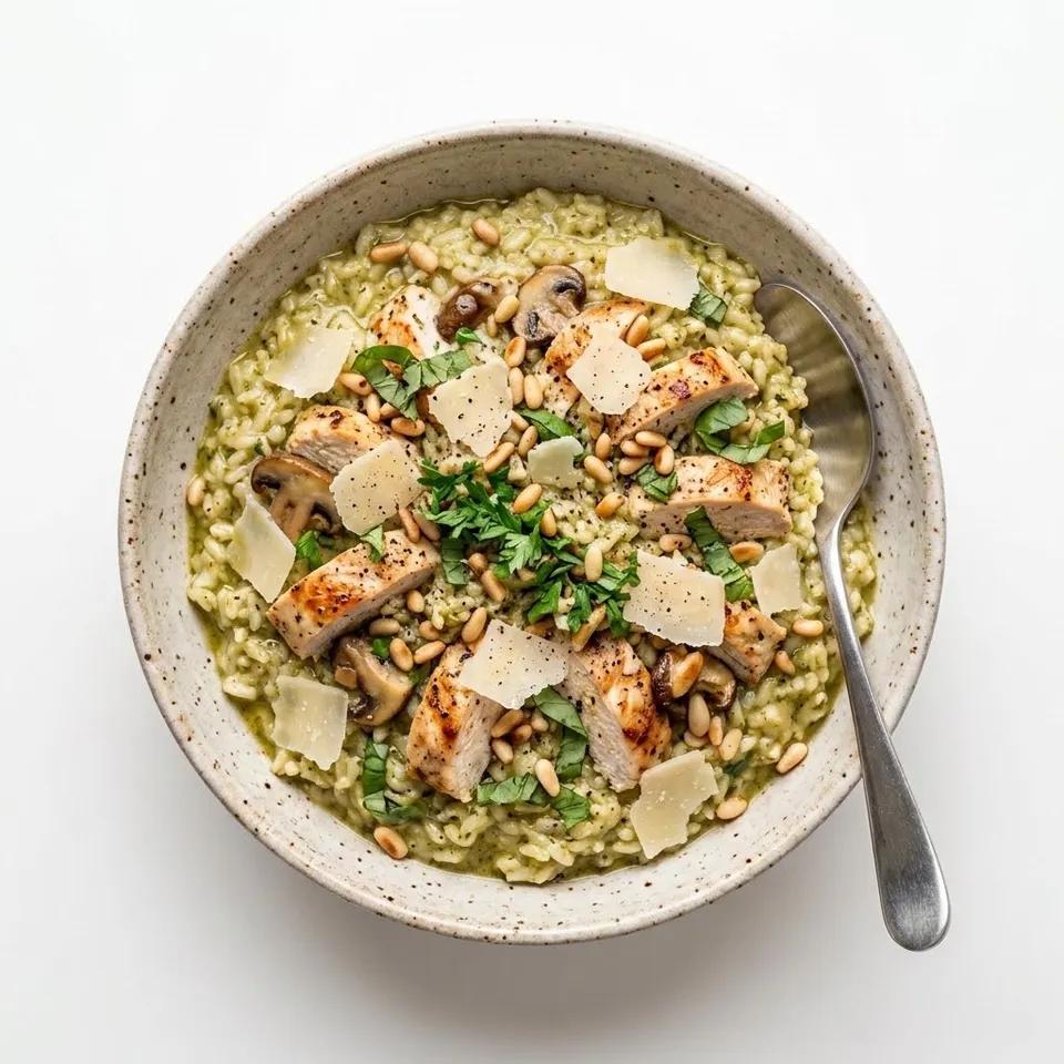 Risotto Poulet Champignon